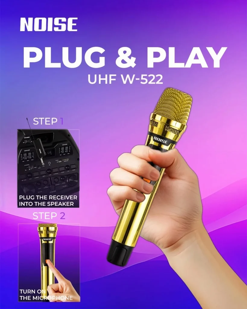 NOISE Wireless Microphone UHF W-522 Universal