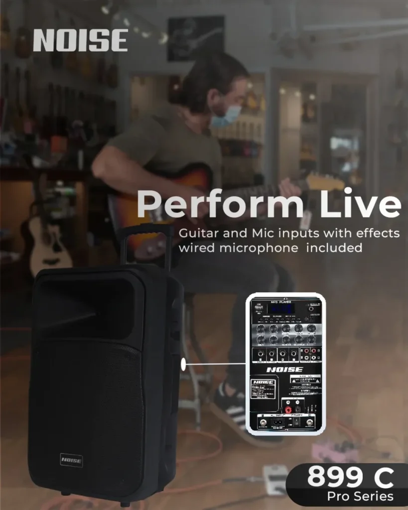 Speaker NOISE 899 C Pro Series: Solusi Performa Live Gitar & Mikrofon dengan Efek Lengkap