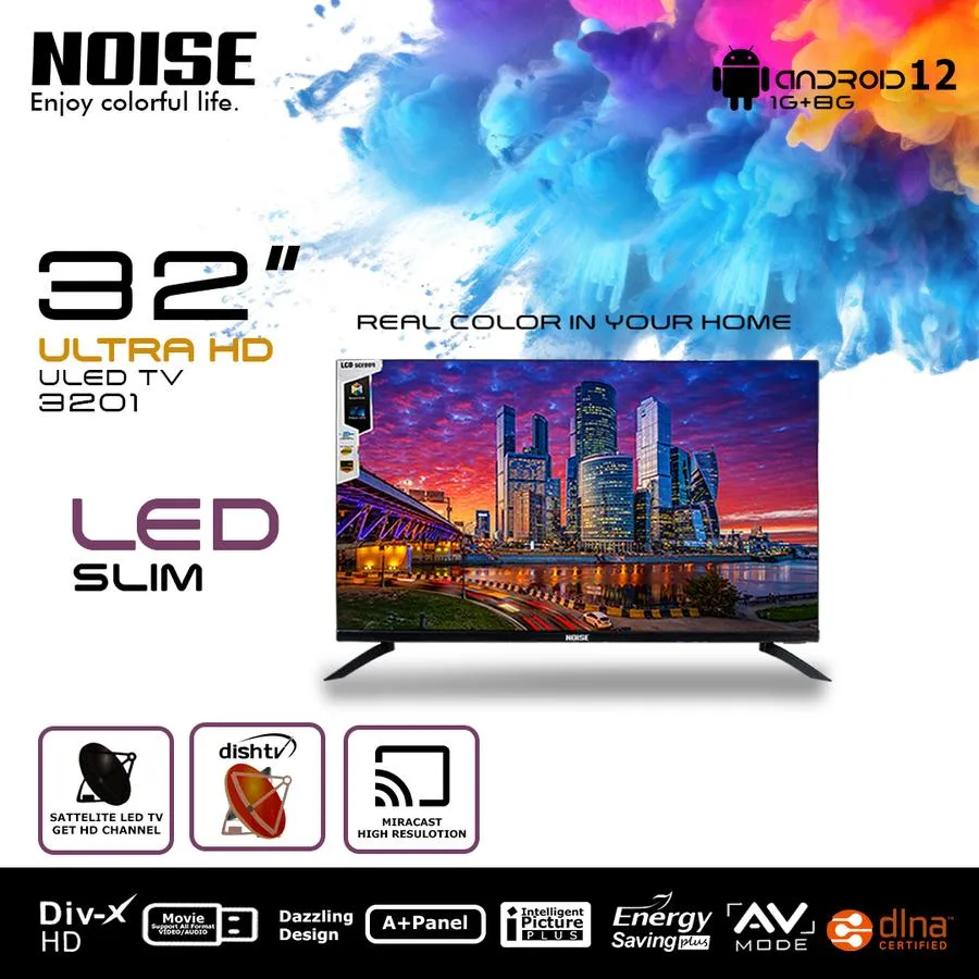 NOISE Smart Android TV 32 inch ULTRA HD ULED TV - 3201 - NOISE