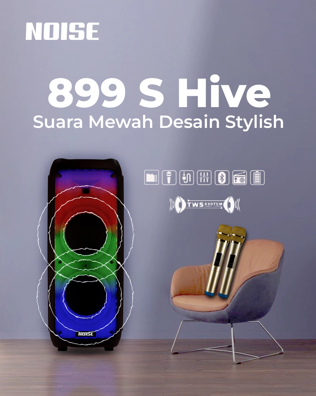 speaker portable noise