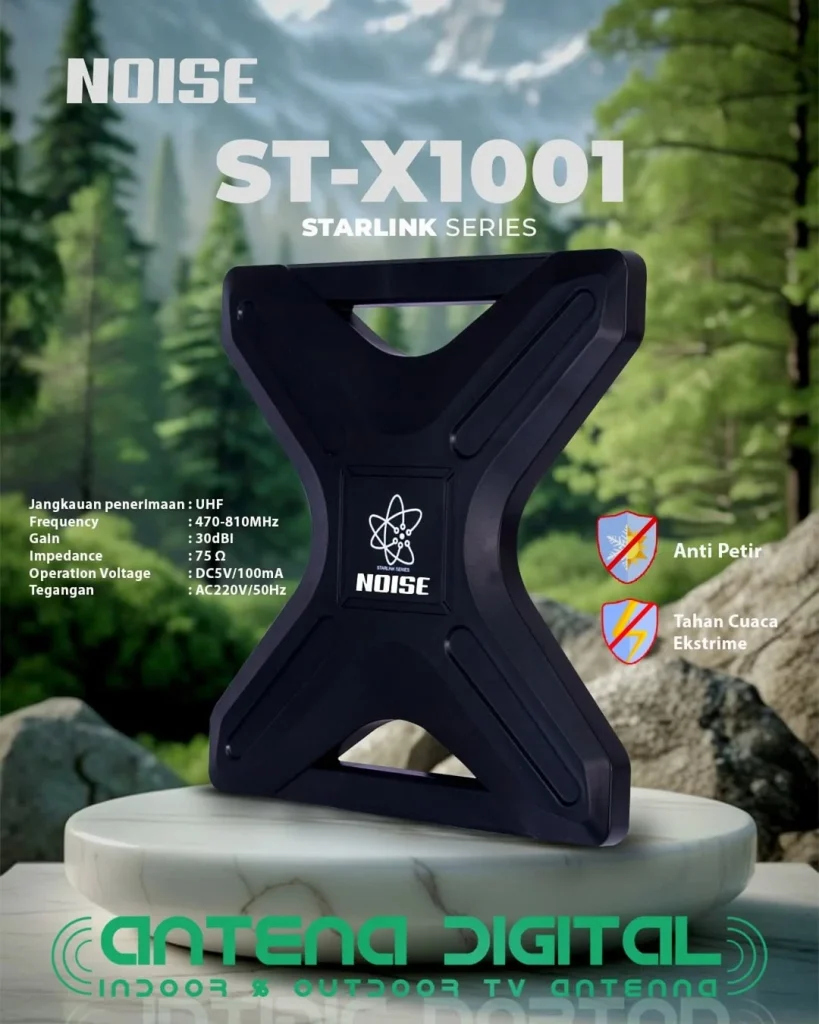 NOISE Antena Digital ST-1001 Solusi untuk Siaran TV Jernih di Rumah