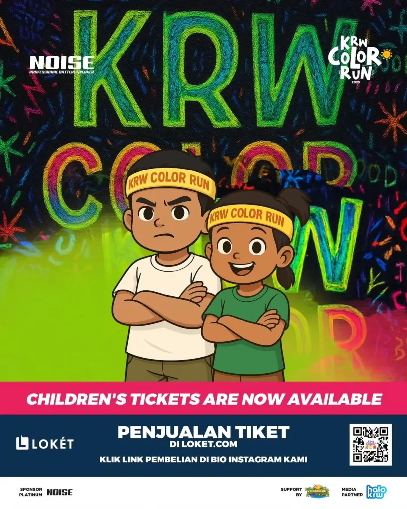 Tiket Karawang Color Run 2025 Untuk Anak Sudah Ready