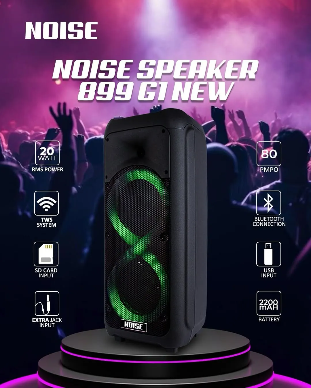 Speaker Portable Noise 899 G1