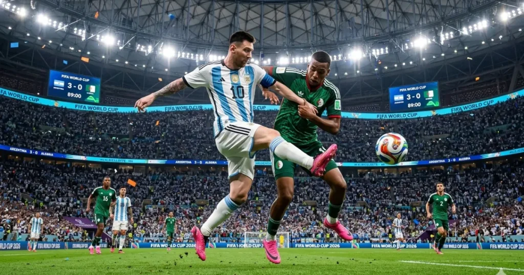 Argentina Bungkam Aljazair 3-0, Nonton Pertandingan Piala Dunia Gratis dengan Set Top Box NOISE