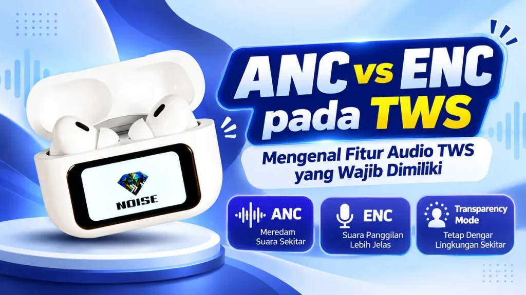 ANC vs ENC pada TWS Mengenal Fitur Audio TWS yang Wajib Dimiliki