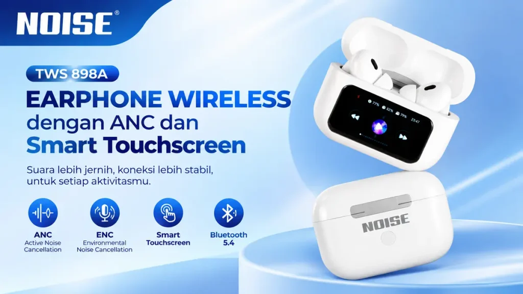 Earphone Wireless NOISE TWS 898A