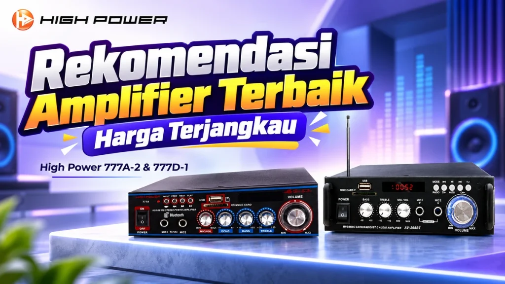 NOISE High Power Rekomendasi Amplifier Terbaik Harga Terjangkau