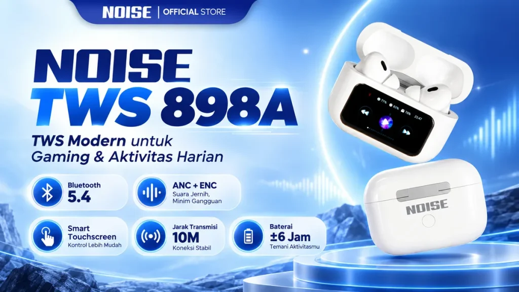 TWS NOISE TWS 898A Apakah Bisa Menggantikan Headset Gaming Cek Delay Bluetooth & Performa